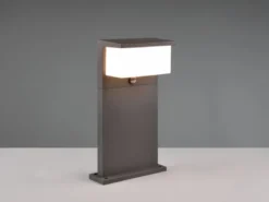LED Sockelleuchte NESTOS mit Bewegungsmelder Anthrazit, Höhe 45cm