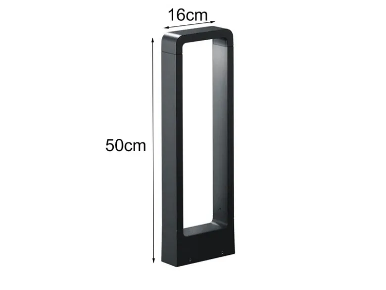 LED Sockelleuchte RENO in Anthrazit Höhe 50cm IP54 - Außenleuchten Wegeleuchten
