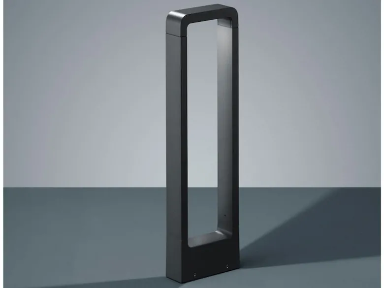 LED Sockelleuchte RENO in Anthrazit Höhe 50cm IP54 - Außenleuchten Wegeleuchten