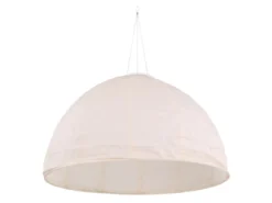 LED Solarhängeleuchte Lampion Lampenschirm in Weiß, Ø40cm