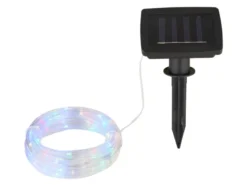 LED Solar Lichtschlauch für Außen mit RGB Beleuchtung, Länge 4,9 Meter