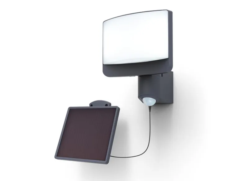 LED Solar Wandleuchte SUNSHINE mit Bewegungsmelder IP54, Breite 18cm