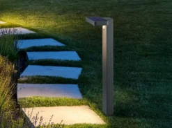 LED Solar Wegeleuchte Außenleuchte ESQUEL mit Bewegungsmelder in Anthrazit
