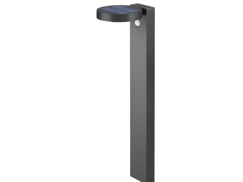 LED Solar Wegeleuchte Außenleuchte POSADAS in Anthrazit, Bewegungsmelder, 60cm
