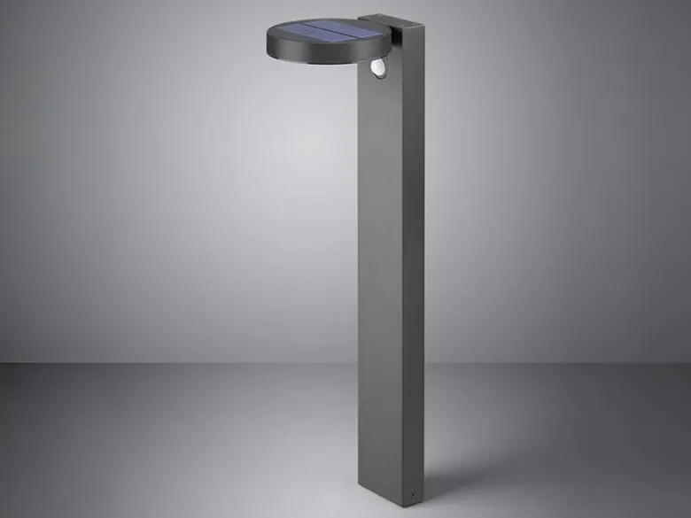 LED Solar Wegeleuchte Außenleuchte POSADAS in Anthrazit, Bewegungsmelder, 60cm