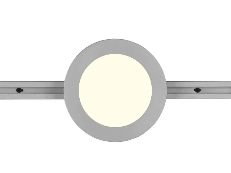 LED Spot CAMILLUS Grau Ø 17cm für DUOline Schienensystem