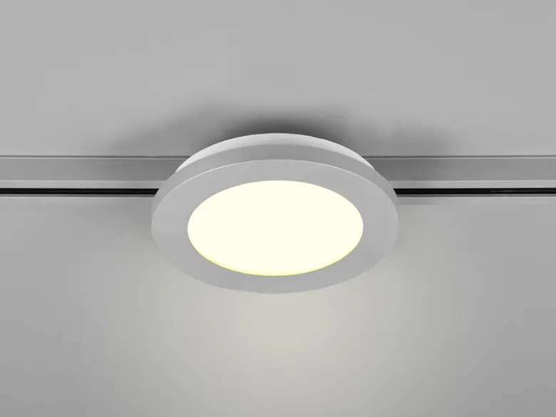 LED Spot CAMILLUS Grau Ø 17cm für DUOline Schienensystem