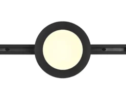 LED Spot CAMILLUS Schwarz Ø 17cm für DUOline Schienensystem