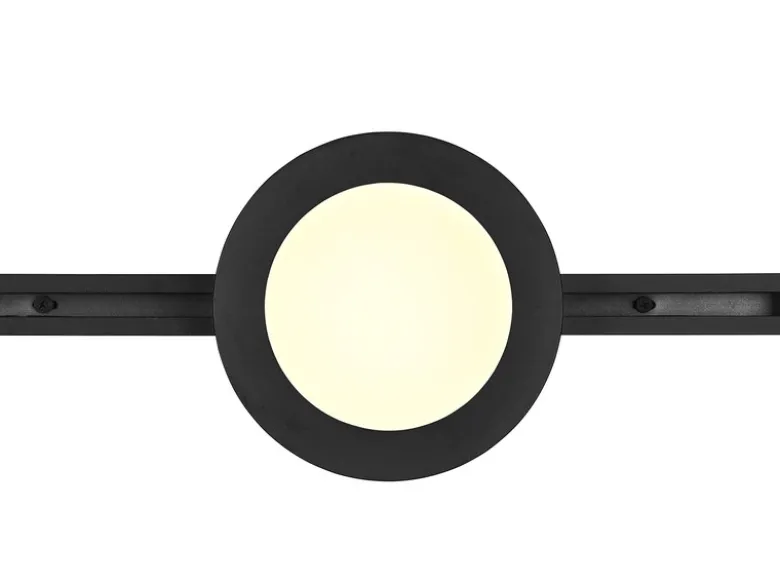 LED Spot CAMILLUS Schwarz Ø 17cm für DUOline Schienensystem