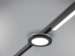 LED Spot CAMILLUS Schwarz Ø 17cm für DUOline Schienensystem