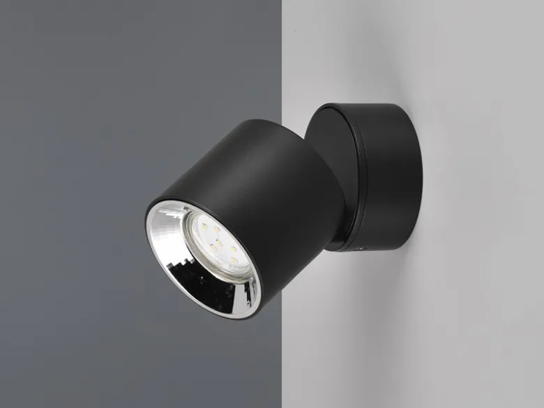 LED Spot Deckenstrahler Schwarz dimmbar, Ø 9cm