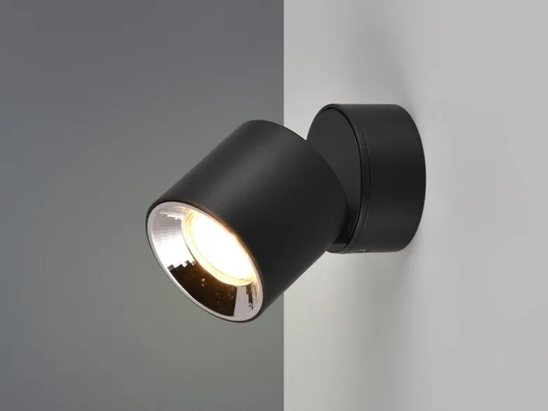 LED Spot Deckenstrahler Schwarz dimmbar, Ø 9cm