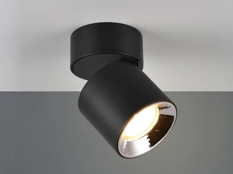 LED Spot Deckenstrahler Schwarz dimmbar, Ø 9cm