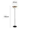 LED Stehlampe DIOS dimmbar, Lichttemperatur einstellbar, Schwarz, Höhe 180cm