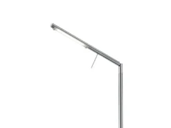 LED Stehlampe FILIGRAN dimmbar über Sensor, Metall Silber, Höhe 162cm