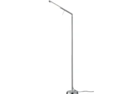 LED Stehlampe FILIGRAN dimmbar über Sensor, Metall Silber, Höhe 162cm