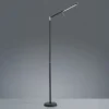 LED Stehlampe FILIGRAN dimmbar über Sensor, Metall Schwarz, Höhe 162cm
