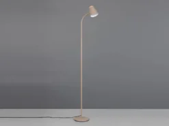 LED Stehlampe PONGO Beige flexibel biegsam, Höhe 145cm