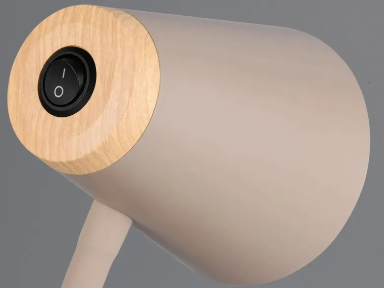 LED Stehlampe PONGO Beige flexibel biegsam, Höhe 145cm