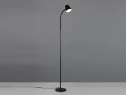 LED Stehlampe PONGO Schwarz flexibel biegsam, Höhe 145cm
