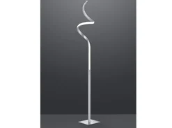 LED Stehleuchte COURSE Silber Sensor Dimmer, 3000 Kelvin Warmweiß Höhe: 145cm