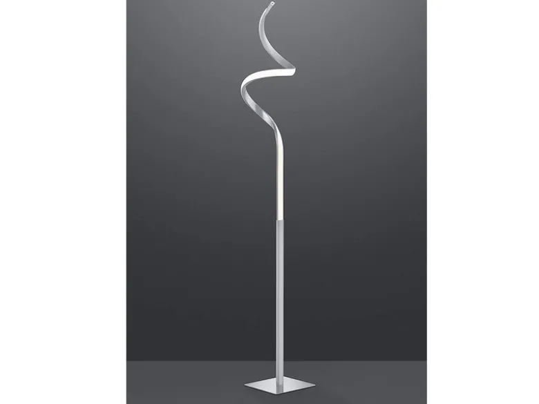 LED Stehleuchte COURSE Silber Sensor Dimmer, 3000 Kelvin Warmweiß Höhe: 145cm