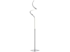 LED Stehleuchte COURSE Silber Sensor Dimmer, 3000 Kelvin Warmweiß Höhe: 145cm