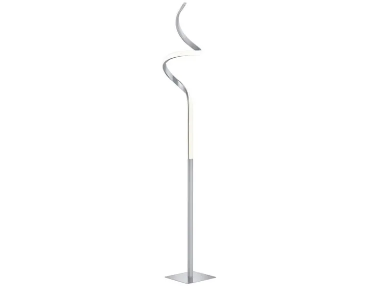 LED Stehleuchte COURSE Silber Sensor Dimmer, 3000 Kelvin Warmweiß Höhe: 145cm
