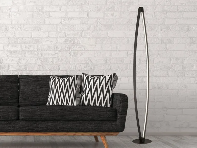 LED Stehleuchte FENGA dimmbar & CCT Lichtfarbe, Höhe 145cm