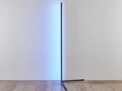 LED Stehleuchte LEVEL mit Fernbedienung, RGB & Sound Control, H: 141cm