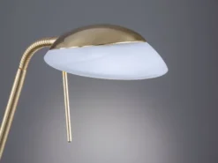 LED Stehleuchte POOL Messing 2-flammig dimmbar, Höhe 160cm