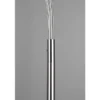 LED Stehleuchte REED 5 Arme Metall Silber, dimmbar - 195cm hoch