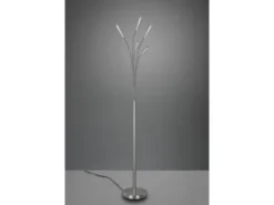 LED Stehleuchte REED 5 Arme Metall Silber, dimmbar - 195cm hoch