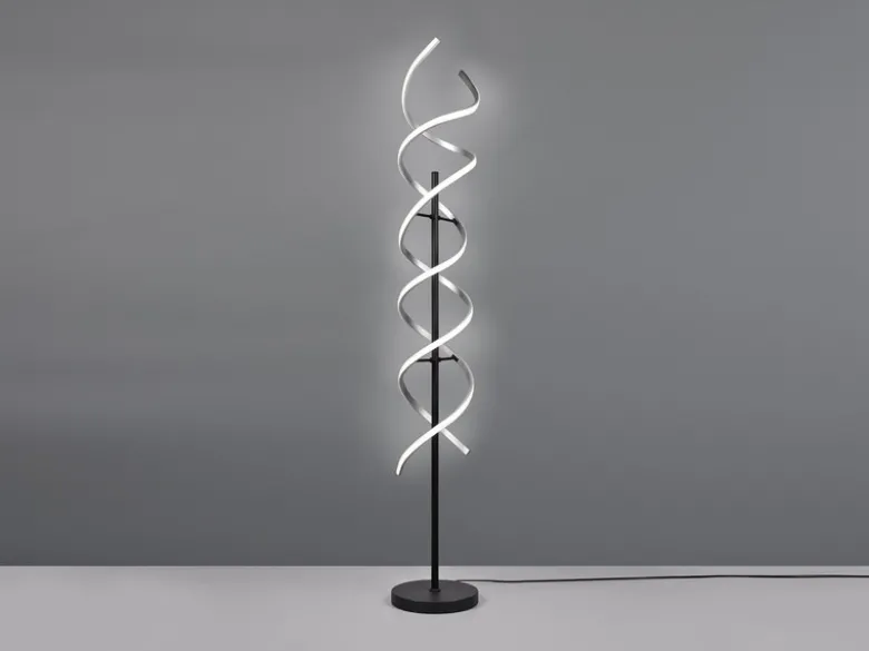 LED Stehleuchte SEQUENCE dimmbar & Lichtfarbe einstellbar Silber 150cm