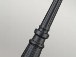 LED Straßenlaterne im Landhausstil Aluminium Schwarz, Höhe 216cm