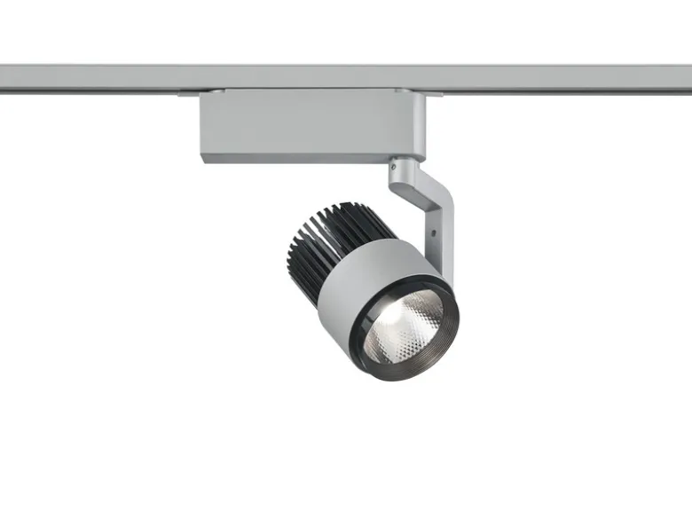 LED Strahler RADIATOR Grau für DUOline 2-Phasen Schienensystem