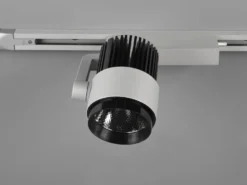 LED Strahler RADIATOR Grau für DUOline 2-Phasen Schienensystem