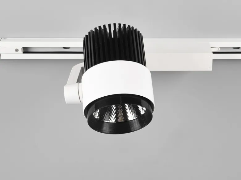 LED Strahler RADIATOR Weiß für DUOline 2-Phasen Schienensystem