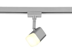 LED Strahler ROUBAIX Silber eckig für DUOline 2-Phasen Schienensystem