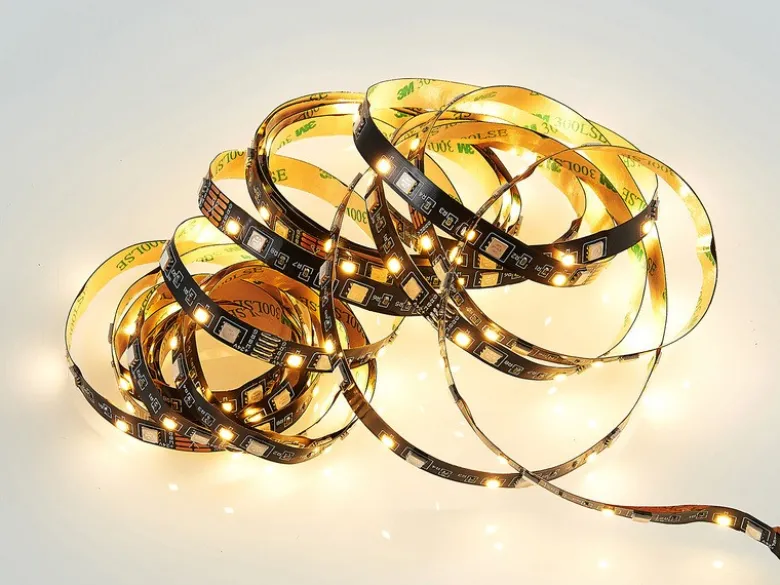 LED Streifen GRIP mit Fernbedienung, RGB Farbwechsel & Dimmer - 5 Meter