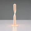 LED Tischlampe GINKO, Metall Beige, Höhe 40,5cm