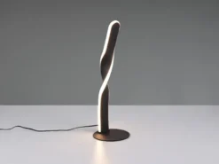 LED Tischlampe GINKO, Metall Schwarz, Höhe 40,5cm