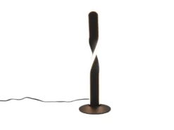 LED Tischlampe GINKO, Metall Schwarz, Höhe 40,5cm