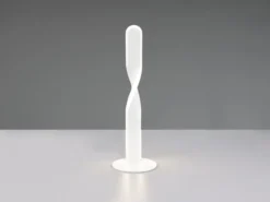 LED Tischlampe GINKO, Metall Weiß, Höhe 40,5cm