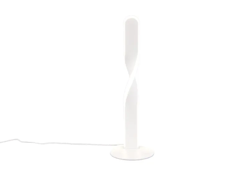 LED Tischlampe GINKO, Metall Weiß, Höhe 40,5cm