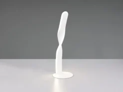 LED Tischlampe GINKO, Metall Weiß, Höhe 40,5cm