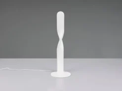 LED Tischlampe GINKO, Metall Weiß, Höhe 40,5cm
