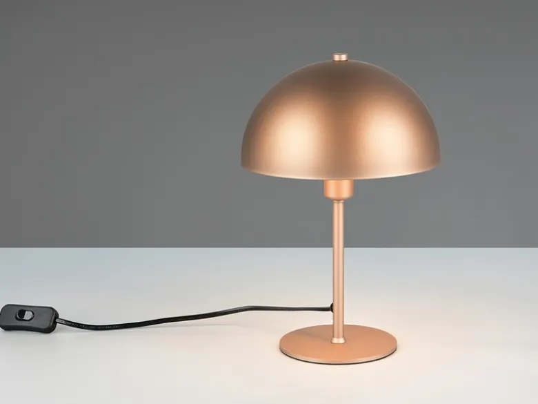 LED Tischleuchte aus Metall Coffee in Pilzform, Höhe 30cm