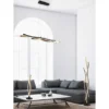 LED Tischleuchte BLAZE Lichtfarbe einstellbar dimmbar Schwarz Gold, Höhe 48cm