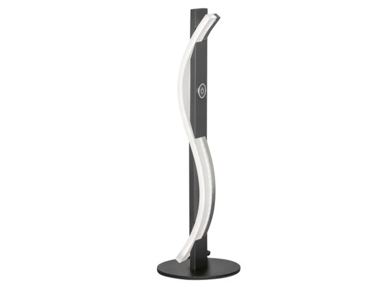 LED Tischleuchte BRIDGE Schwarz / Weiß dimmbar, Höhe 40cm